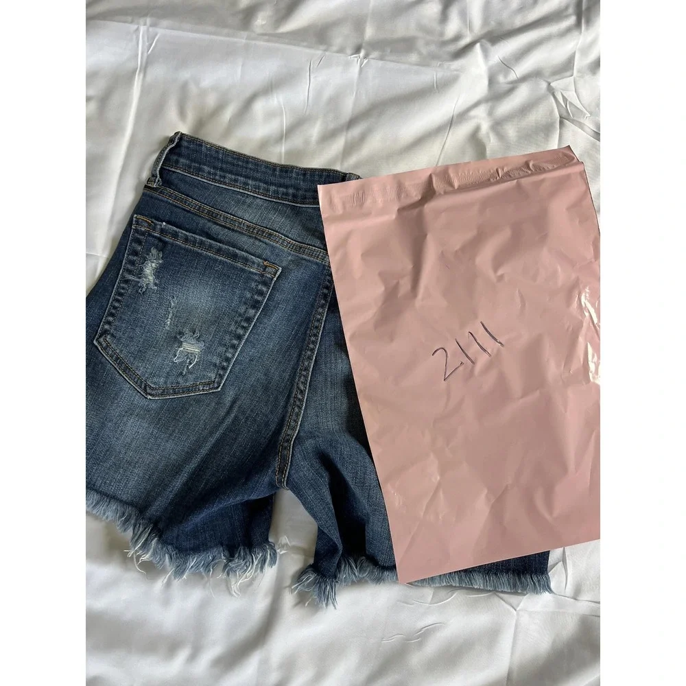 Glamour Farms Boutique Shorts‎ Womens Large Distressed Denim Frayed Hem Casual